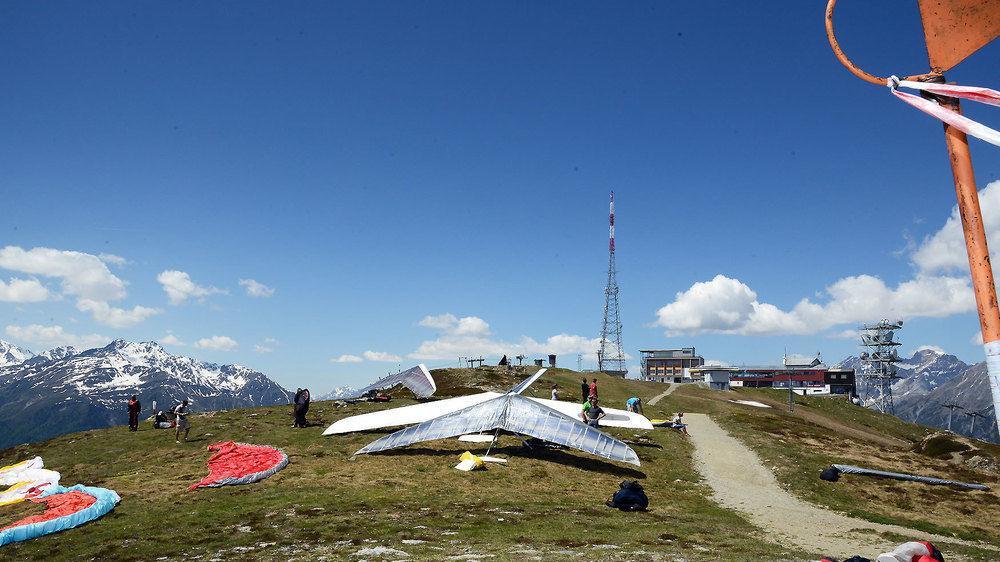 Venet Gipfelhuette Hotel Zams Exterior foto