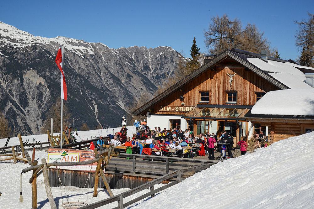Venet Gipfelhuette Hotel Zams Exterior foto